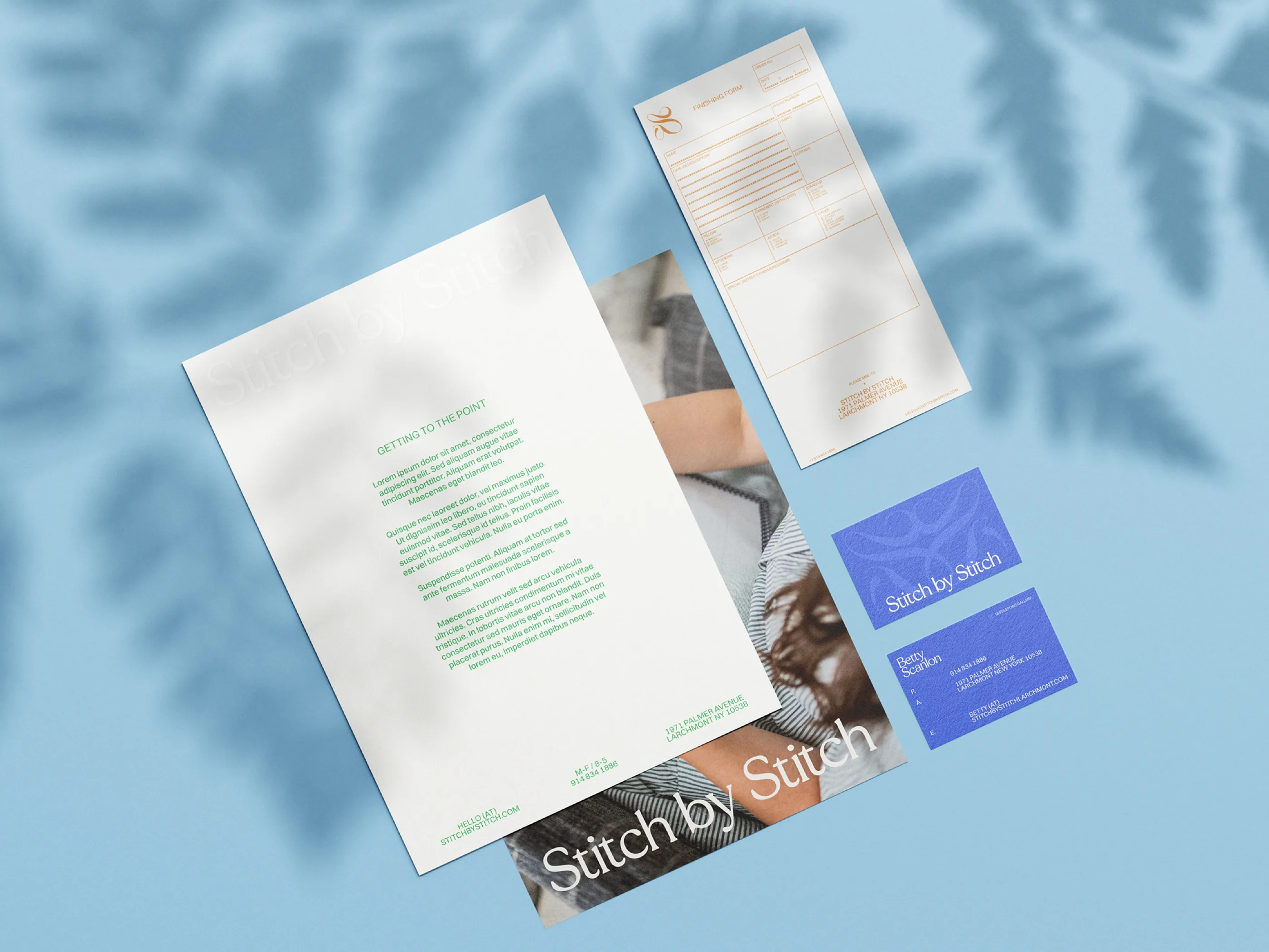Stitch by Stitch, the identity in use