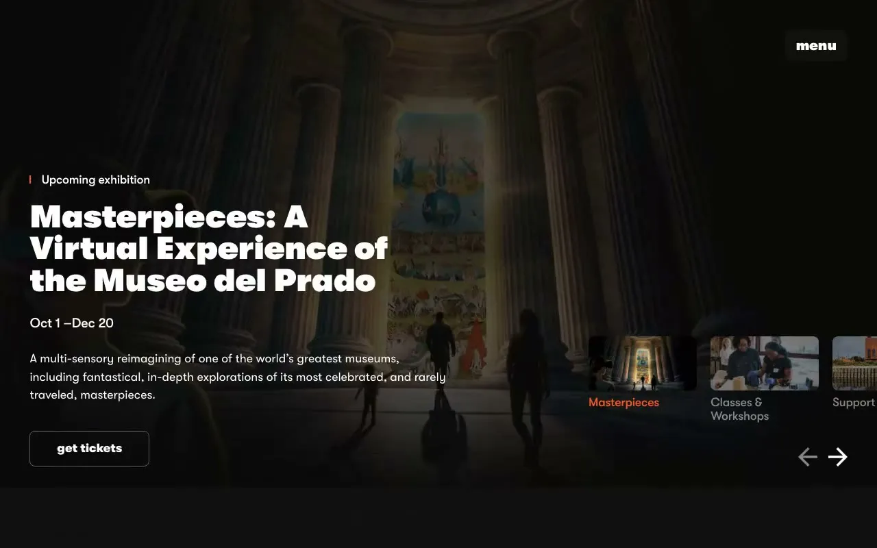 Powerhouse Arts, on Webflow.