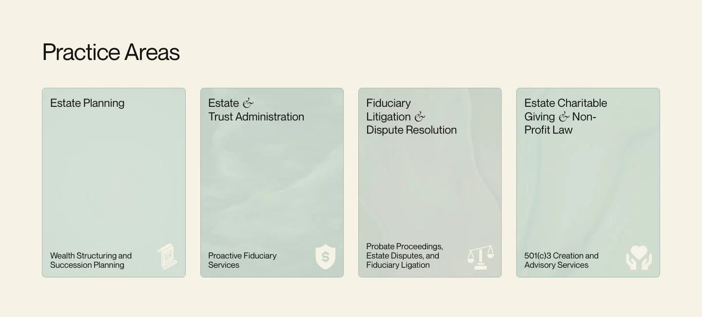 A law firm website we designed and built